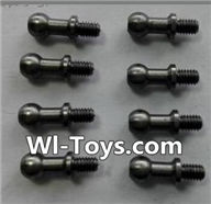 Wltoys 24438 Parts-inner hexagon Ball-head Screws B(8pcs)-24438-0191,1/24 Wltoys 24438 RC Car Spare Parts Replacement Accessories